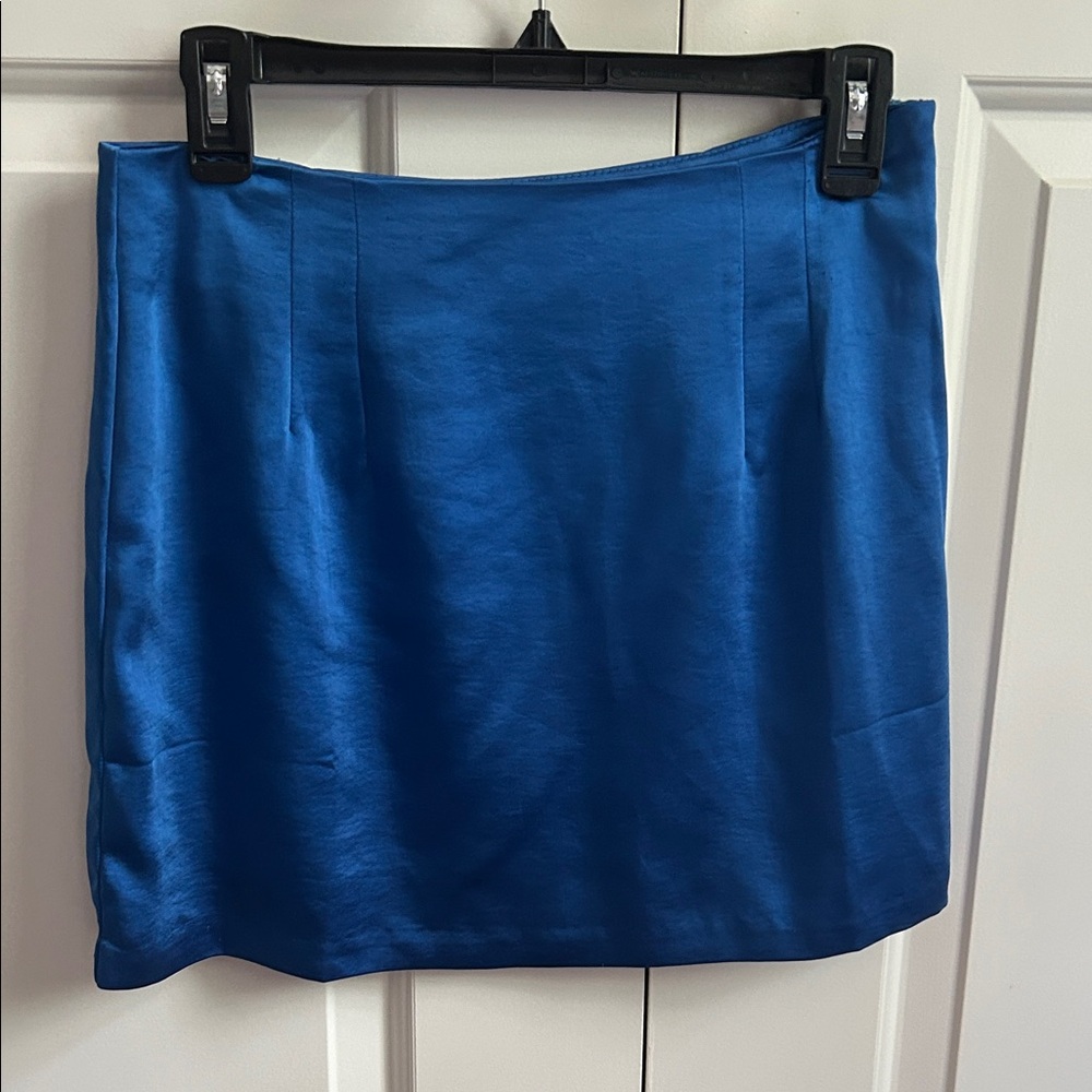 Audrey 3+1 Vibrant Blue Mini Skirt